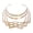 Gold, variant on Elegant Layered Edgy Neck Chain Metallic Choker Collar Necklace for Lady Multilayer Necklace for Party/Club