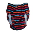 thumbnail image 6 of Barkertime Stripes on Black Washable Dog Diaper - Made in USA, 6 of 10