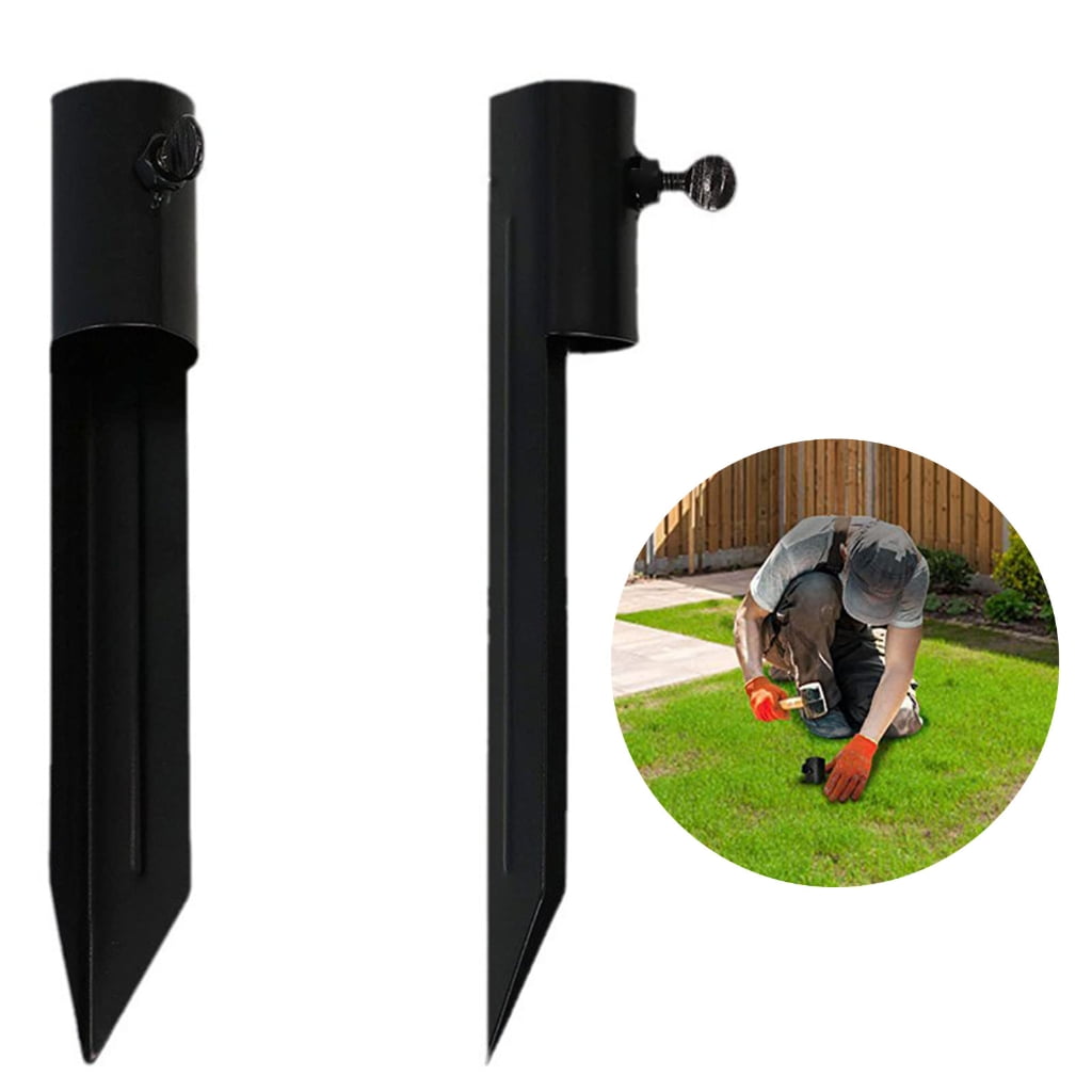 TIERPOP Set Of 4 Torchs Stakes Freestanding Poles Stakes Rustproof Torchs Stakes Simple Installs for Torches & Solar Lamp