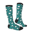 thumbnail image 3 of Picia Women Crew Soft Moisture-wicking Socks Love Dog Pattern Design Cotton Socks, One Size fit All, 3 of 9