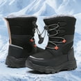 thumbnail image 6 of Blikcon Boys Snow Boots Water-Resistant Slip Resistant Warm Winter Shoes (Toddler/Little Kid), 6 of 7