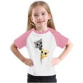 thumbnail image 1 of RXIRUCGD 2025 Vêtements d'Été pour Enfants Tout-Petits Garçons Filles Mode Mignon Col Rond Imprimé Manches Courtes Haut, 1 of 6