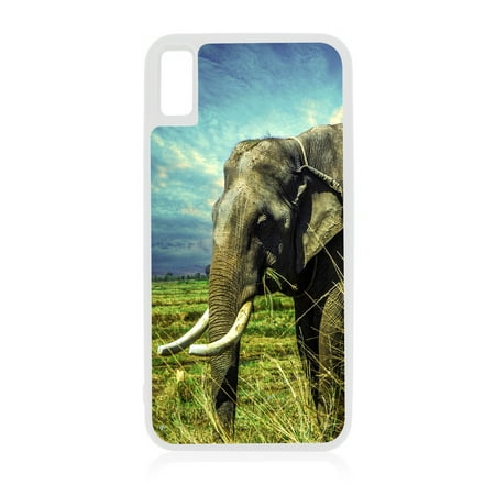 3D Embossed Cute Cartoon Cat Elephant Case For iPhone X XR