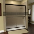 thumbnail image 1 of Arizona Shower Door Leser 60'' x 70.38'' Bypass Semi-Frameless Shower Door, 1 of 2