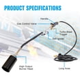 thumbnail image 5 of Propane Torch Weed Burner, 10FT Hose, High Output Flame, High-Strength Flame Weeder with Igniter, for Garden, BBQ, 5 of 8