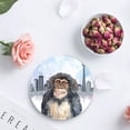 thumbnail image 4 of FMSHPON Orangutan Watercolor Set of 8 Round Coaster for Drinks, Absorbent Ceramic Stone Coasters Cup Mat with Cork Base for Home Kitchen Room Coffee Table Bar Decor, 4 of 6