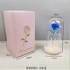 thumbnail image 3 of Eternal Rose and LED light "Beauty and the Beast" Eternal Rose under Colored Bell, 3 of 4