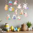 thumbnail image 4 of Binwennn Easter Spiral Hanging Set Bunny And Egg Party Decorations For Festive Easter Celebrations And Spring Parties, 4 of 7