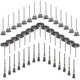 thumbnail image 1 of 45 cepillos de alambre de metal para carpintería para herramientas de perforación, cepillos de perforación de metal de alambre de acero inoxidable, acero inoxidable plateado, 1 of 5