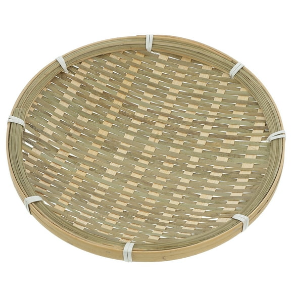 BESTYASH Woven Storage Tray with Rustic Design, Organizer for Home, Kitchen, Office, and Decorative Use