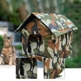 thumbnail image 1 of Refugio para gatos callejeros, refugio para gatitos al libre, impermeable, versátil, cueva para gatos, escondite para parque, patio, , L, 1 of 8