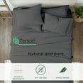 thumbnail image 3 of Tencel Sheets Twin Xl-100% Eucalyptus Tencel Lyocell Sheets Sets-All-Season Eucalyptus Sheets-4 PC Twin Xl Size Tencel Sheets-Cooling-Supersoft-Moisture Wicking-Temperature Regulating-Dark Grey, 3 of 9