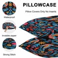thumbnail image 5 of Throw Pillow Covers 16x16 Inch Set of 2, Spring Floral Waterproof Outdoor Pillow Covers, Modern Abstract Art Birds Decorative Cushion Pillowcases for Couch, Sofa, Bed, Garden, Patio, 5 of 9