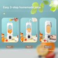 thumbnail image 4 of Digital Multimode Juicer Blender - Smart LED Display, Fresh Juice Blender Bottles Portable, Diet-Friendly, Leak Proof Design for Smoothies Liquid Diet, Shakes (Green), 4 of 7