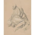 thumbnail image 2 of Józef Simmler 12x14 Black Ornate Wood Framed Double Matted Museum Art Print Titled: Study of Jacob's Robes for the Painting ‘The Immaculate Conception of the Blessed Virgin Mary’ (1864), 2 of 5