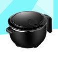 thumbnail image 3 of EeaseMX Tazón de acero inoxidable de gran capacidad para fideos instantáneos con tapa, lonchera aislante para alimentos (negro), 3 of 7