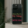 thumbnail image 3 of DistinctInk Clear Case for Apple iPhone 15 (6.1" Screen) - Never Stop Making Memories With You, 3 of 9