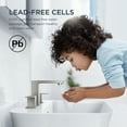 thumbnail image 4 of WB-03033BND Widespread 2-handle Bathroom Faucet with Drain Assembly, 4 of 11