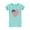Chill Blue, variant on Love USA 4th of July Tstars Girls Fitted T-shirt - American Heart Flag Graphic Tee - Ideal Independence Day Gift for Patriotic Young Girls - Kids Holiday Apparel -&nbsp;S (5-6) Red
