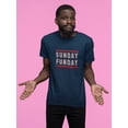 thumbnail image 3 of Old Glory Mens Sunday Funday New York Short Sleeve Graphic T Shirt, 3 of 6