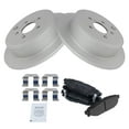 thumbnail image 6 of TRQ Rear Posi Metallic Brake Pad & G-Coated Rotor Kit w/Chemicals for Subaru BKA17997, 6 of 6
