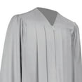 thumbnail image 3 of Endea Graduation Matte Silver Graduation Gown, 3 of 8