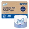 Scott Professional Standard Roll Toilet Paper, Bulk (48040), 2-Ply, Elevated Design, White, Individually Wrapped (40 Rolls of 550 Sheets, 22,000 Sheet Total)