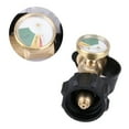 ITSELFER Refill Adapter LP Gas Cylinder Tank Coupler Regulator for QCC1