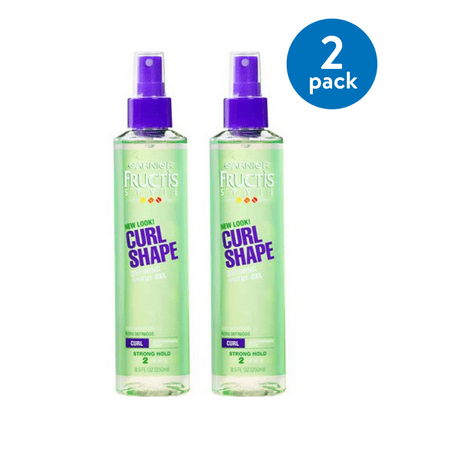 (2 pack) Garnier Fructis Style Curl Shape Defining Spray Gel 8.5 FL (Best Styling Products For Thick Hair)