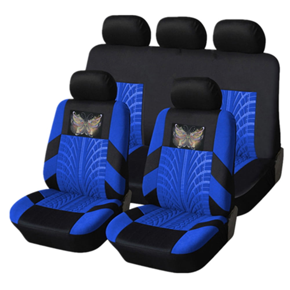 Car Seat Covers Front and Rear Split Bench Protection 5 Seaters Easy to
