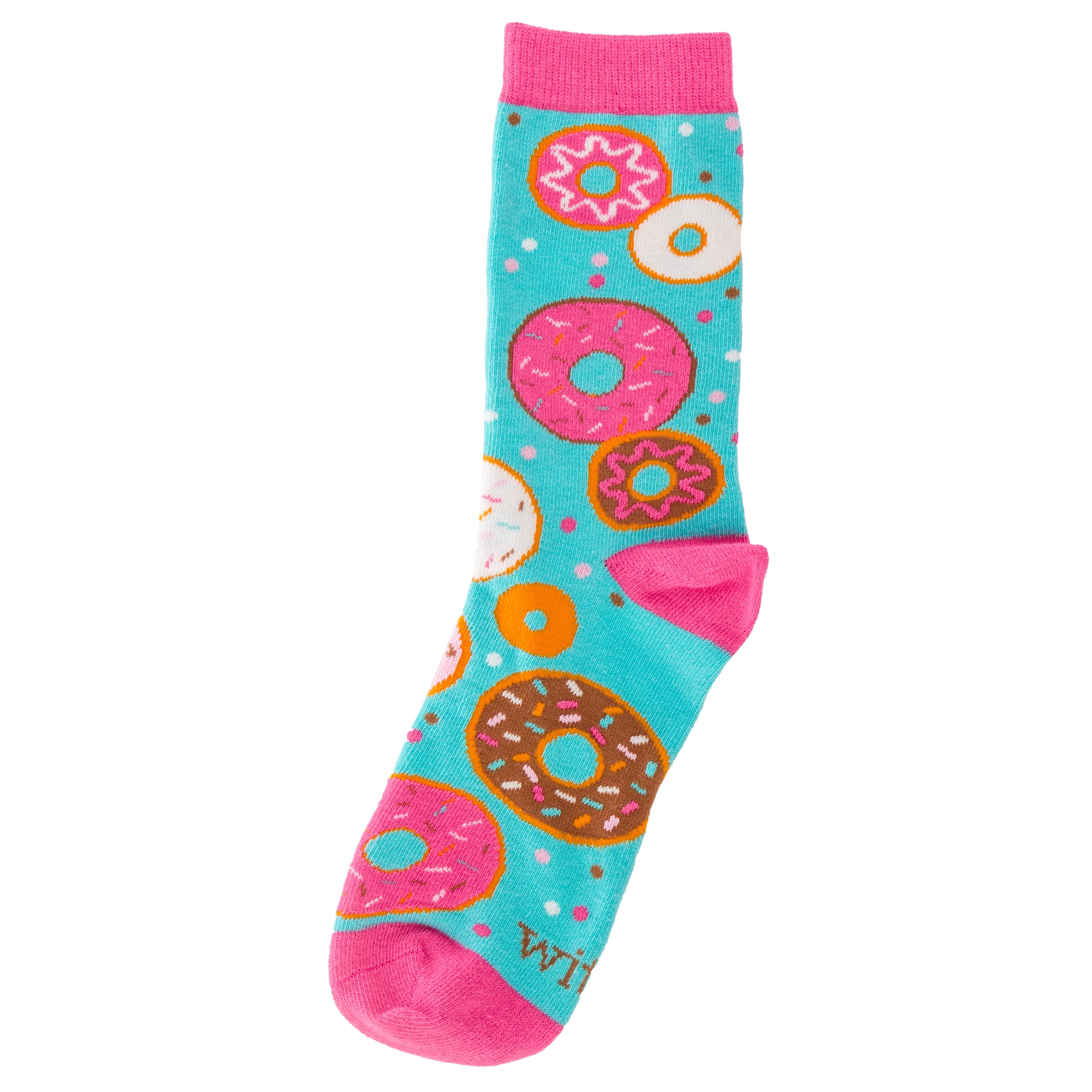Colorful Donut Glazing Casual Socks Womens Slightly Soccer Stocking,Hose