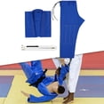 thumbnail image 1 of Traje brasileño Jiu Jitsu Gi, uniformes deportivos ligeros resistentes al desgaste de Taekwondo Azul, 1 of 8