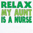 thumbnail image 2 of CafePress - Relax My Aunt Is A Nurse Body Suit - Baby Light Bodysuit, Size Newborn - 24 Months, 2 of 4