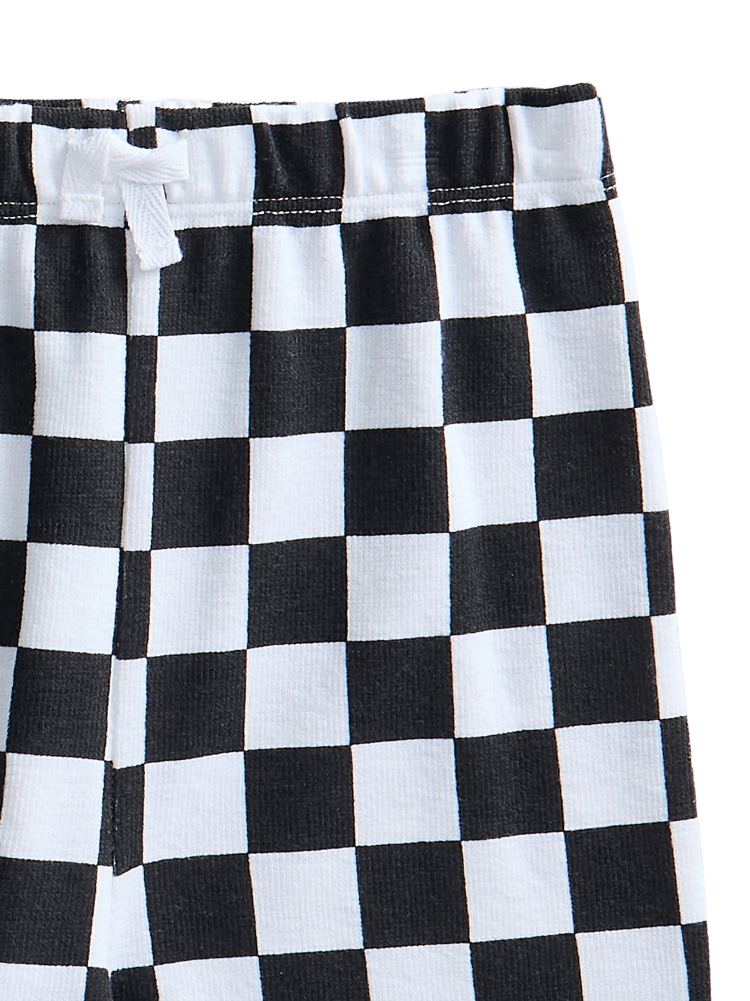 Chevy Camaro Baby Boys Graphic Tee and Checkered Print Pants Set, 2-Piece, Sizes 0/3M-24M