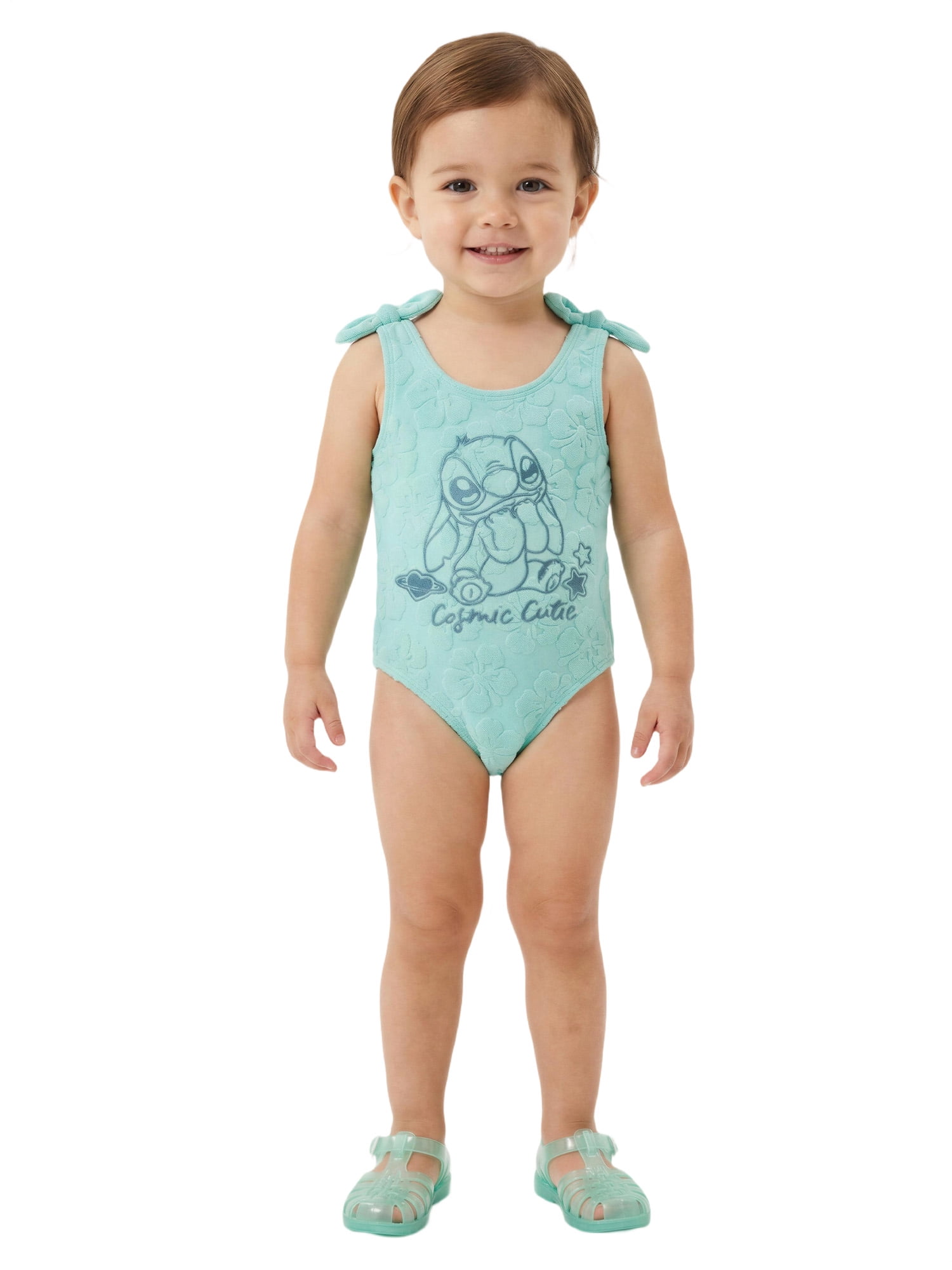 Character Toddler Girl One-Piece Swimsuit, Sizes 12M- 5T