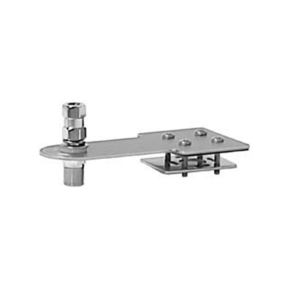 FireStik SS-194A Pickup Truck Bedrail Stakehole Antenna Mount - Stainless Steel