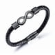 thumbnail image 1 of To My Man, Infinity Leather Bracelet - Thoughtful Husband Gifts from Wife. Express 'I Love You Forever and Always' with this Meaningful Bracelet, 1 of 4