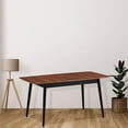 thumbnail image 3 of Acme Lanae Dining Table Natural & Black Finish Indoor Room Furniture, 3 of 13
