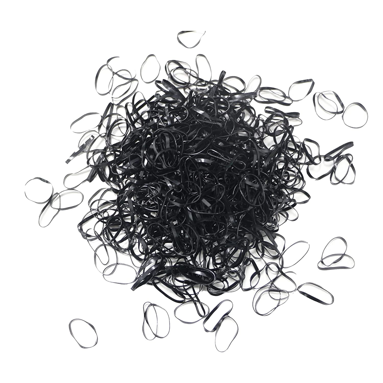 Elastics & Ties,500 Pcs Elastic Hair Rubber Bands,Hair Rubber Band