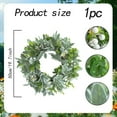 thumbnail image 3 of Boxwood Small Wreath For Front Door - Seasonality Mini Leaves Wreath, Indoor Outdoor Hanging Decor for Wall Window Wedding Home Party Farmhouse (C), 3 of 6