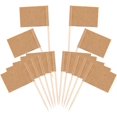 thumbnail image 1 of Blank Toothpick Flags, 100 Pcs Writing Craft Paper Food Label for Garden, Hotel, Buffet, Party, 1 of 8