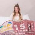 thumbnail image 3 of 12th Birthday Gifts for Girls,Happy 12th Birthday Blanket,12 Year Old Girls Boy Gift Ideas,12th Birthday Decorations Throw Blanket for Teen Daughter Granddaughter Sister Niece 50"x60", 3 of 6