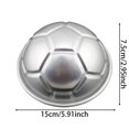 thumbnail image 3 of Outdor Aluminum Cake Pan Football Theme Baking For Birthday Party, 3 of 6