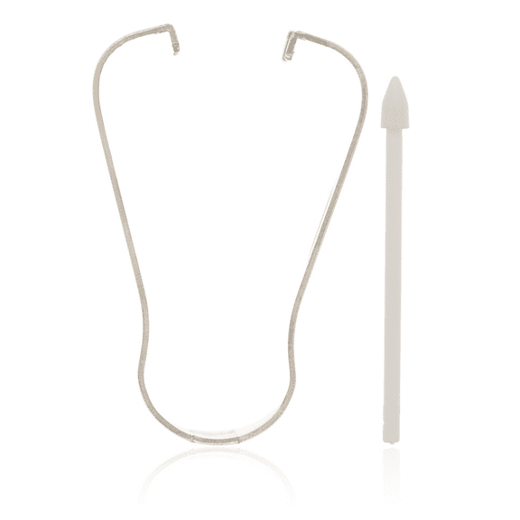 Replacement Stylus nib Compatible For Samsung Galaxy Note 10 / Note 20 / Note 20 Ultra / Tab S6 (T860 / T865) / Tab S7 11" (T870 / T875) (Aura White) (5 Pack)
