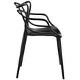 thumbnail image 2 of Modway Entangled 18" Modern Plastic Dining Armchair in Black, 2 of 4