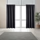 thumbnail image 1 of Par de cortinas opacas, 63 de ancho x 52 de largo, con aislamiento térmico y reducción de ruido para una oscuridad total, opción asequible para oscurecer habitaciones y ventanas de, 1 of 9