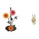 thumbnail image 1 of Soporte de papel higiénico,Soporte de papel de cocina con forma de girasol para encimera,Escultura de estatua,Estatuas y figuras de gestos con los dedos de la mano,Esculturas de manos de, 1 of 8