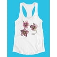thumbnail image 3 of Hellebore Flowers Racerback Tank Women -Image by Shutterstock, Female Medium, 3 of 4