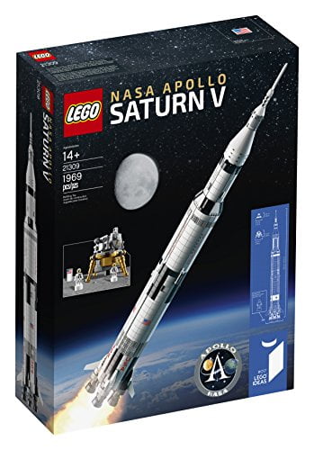 LEGO Ideas Nasa Apollo Saturn V 21309 Building Kit (1969 Piece) Walmart.com