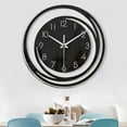 thumbnail image 3 of AMLESO Modern Wall Clock Acrylic Silent Non Ticking 12 Inch Round Easy to Read for Home, 3 of 7